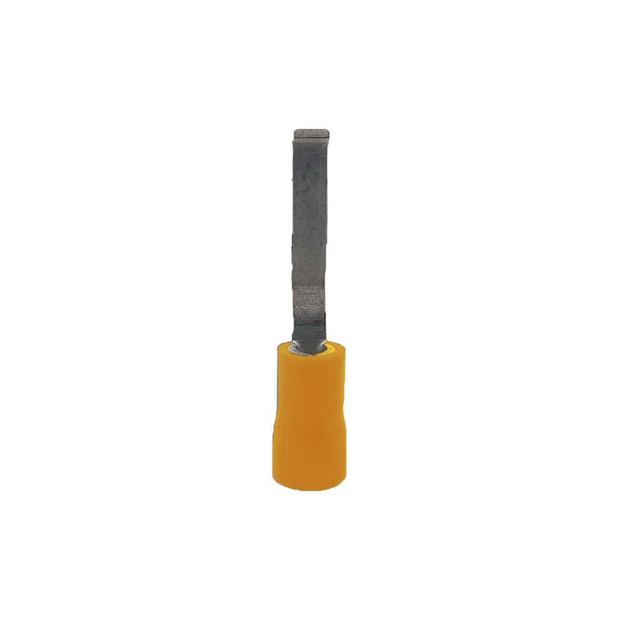 HELLERMANNTYTON Pre-Insulated Yellow Lip Blade Terminal 3.0w - Electrical Connector for Secure Connections
