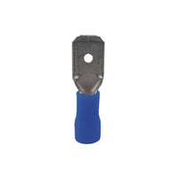 HellermannTyton Terminal Twin Grip Blue Male Disconnect 4.75mm - Electrical Connector