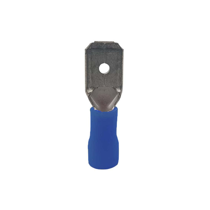 HellermannTyton Terminal Twin Grip Blue Male Disconnect 4.75mm - Electrical Connector