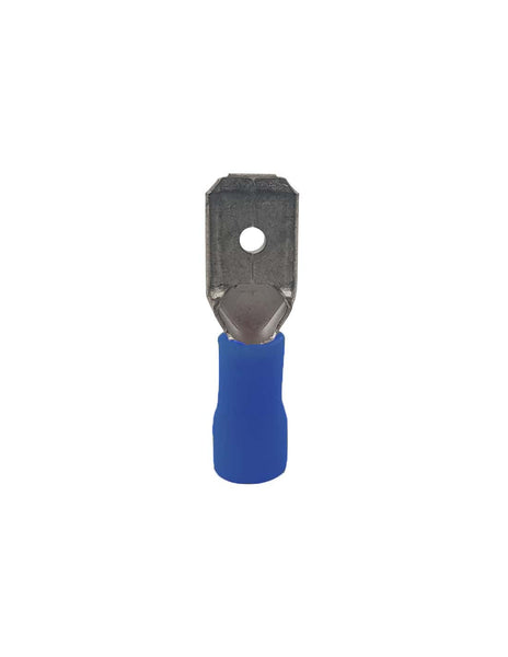 HellermannTyton Terminal Twin Grip Blue Male Disconnect 4.75mm - Electrical Connector