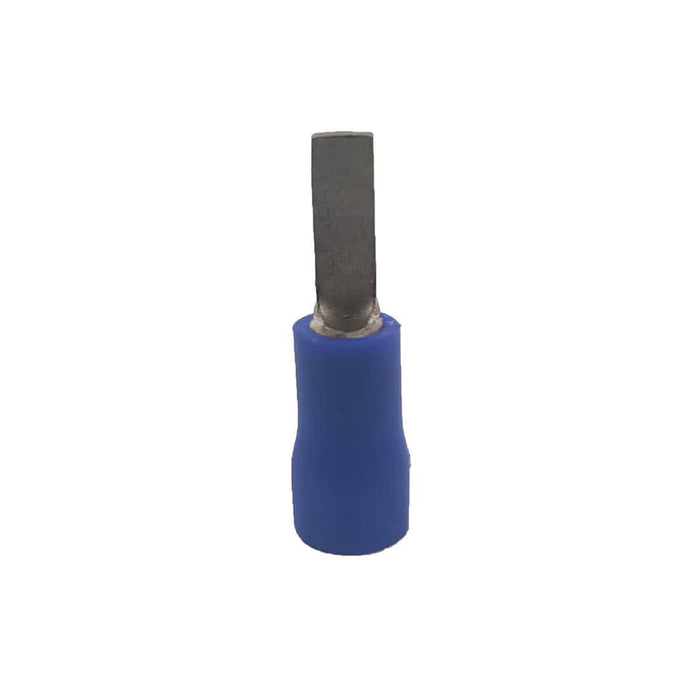 HELLERMANNTYTON Terminal Twin Grip Flat Blade Blue 2.3mm - Electrical Connector