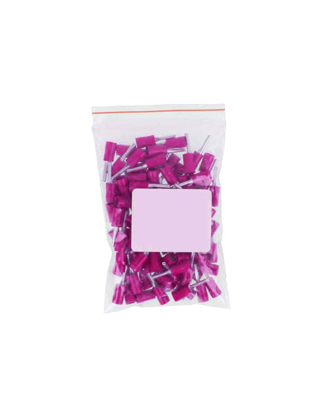 HellermannTyton Terminal Twin Grip Pin Red 10.0mm - Electrical Wire Connector Crimping Terminal