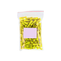 HellermannTyton Yellow Female Bullet Terminal 5.0mm (T3ULF5) - Electrical Connector, Wire Terminal