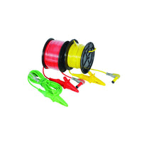 HellermannTyton Test Leads 3 Wire Earth Resistance R30 Y20 G5 - High-Quality Electrical Testing Equipment for Accurate Grounding Measurements.