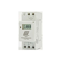 HellermannTyton : Timer Digital 7 Day 20A Din Rail Mounted - TDDT7