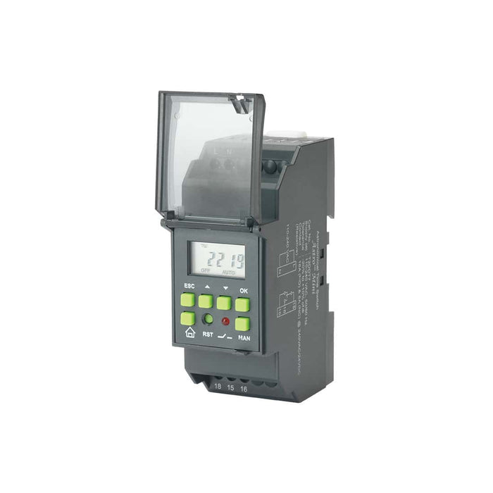 HellermannTyton Astro Mini Digital Astronomical Timer, DIN Rail Mounted