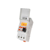 HellermannTyton : Timer Digital Programmable  + Memory Card Din Rail Mounted - TDDT7M