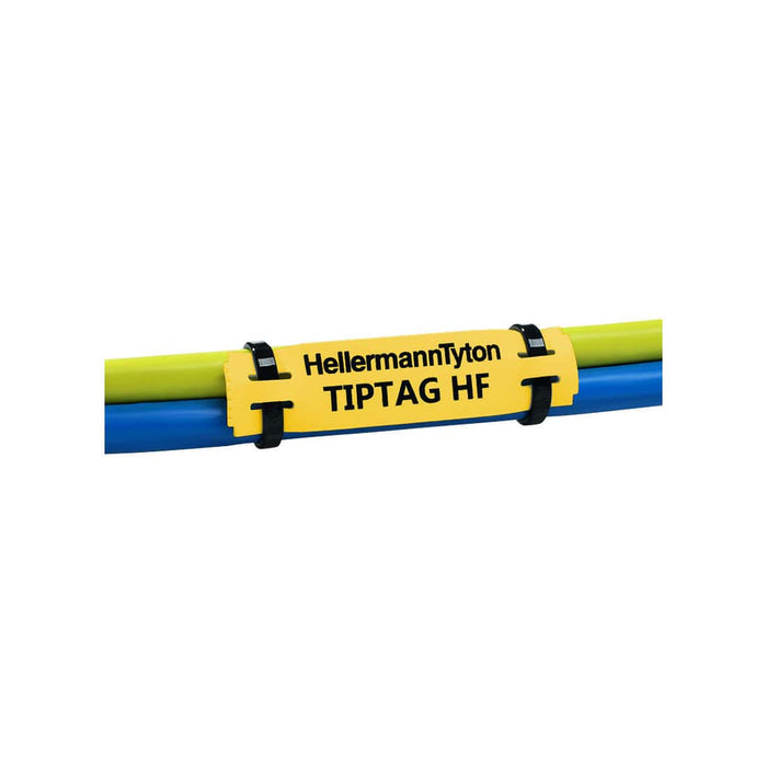 HellermannTyton : TipTag Halogen Free 11 x 65 mm Yellow - (TIPTAG11X65YL)