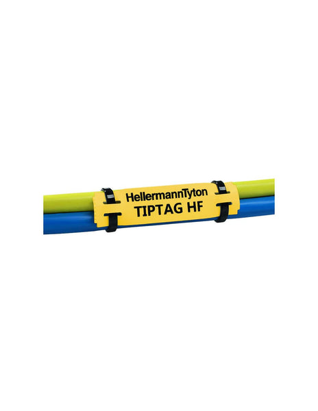 HellermannTyton : TipTag Halogen Free 15 x 100mm Yellow - (TIPTAG15X100YL)