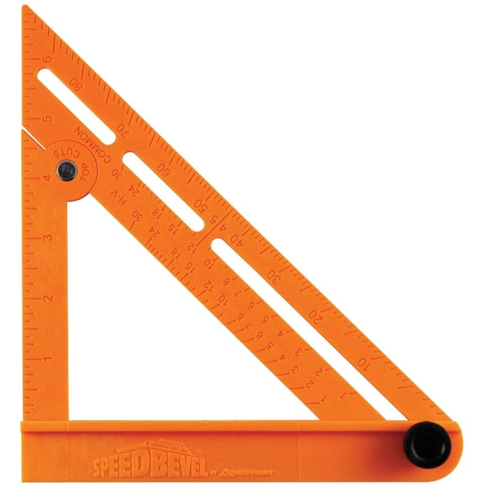 Swanson Speed Bevel Square Tool: Angle Finder, Rafter Square, and T-Bevel All-in-One