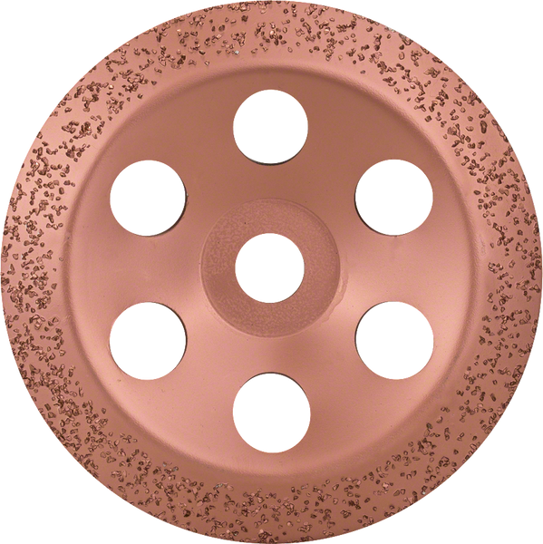 BOSCH 180mm Tungsten Carbide Grinding Wheel - Medium Angled Cup Wheel for Concrete, Stone Grinding