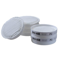 DROMEX P2 Dust Filters - Buy Online! Face Mask Pre-Filters, EN143-2000 Certified. Replacement Filters for Dust Masks.