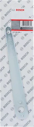 Bosch Two-Hole Spanner 1607950048 for Angle Grinders | Straight Wrench Tool