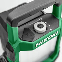 HIKOKI UB18DC Cordless Portable LED Work Light - 18V - Jobsite Lighting, Rechargeable, Compact Design