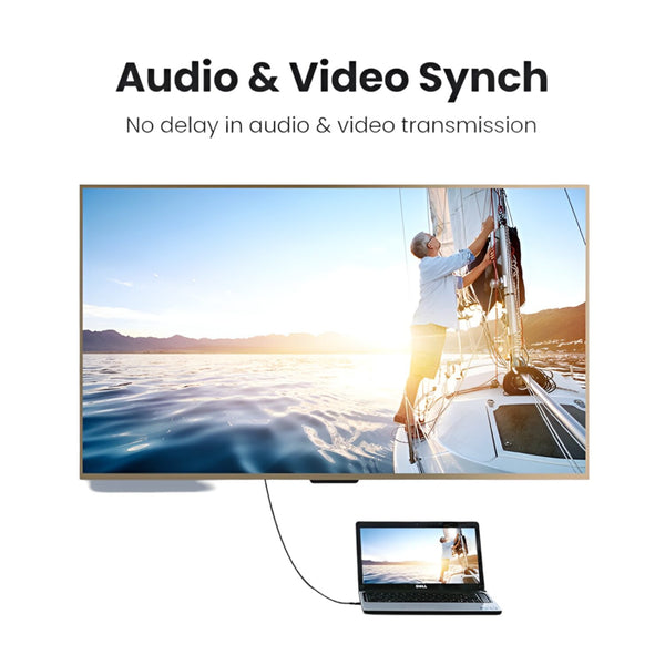 UGREEN HD101-10170 HDMI 4K Ferrite Core Cable Male to Male 10m - Black