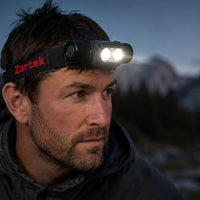 Zartek Headlamp 1482 Lumen: 2 x SST20 LED Aluminium - ZA-137-A