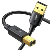 UGREEN USB 2.0 to USB-B Printer Cable - High Speed 480Mbps, Gold Plated Connectors - Shop Now!