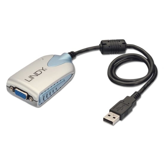 LINDY USB TO VGA ADAPTER (42744) - CNV-USB-VGA-L