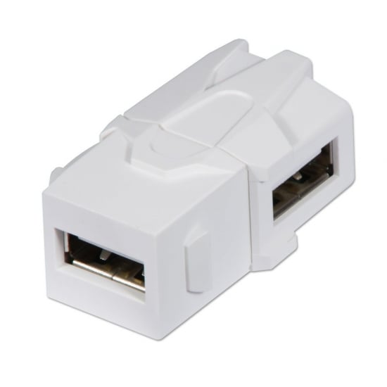 LINDY 90DEG USB SNAP IN KEYSTONE (60491) - CNV-SNAPIN-USB-90D