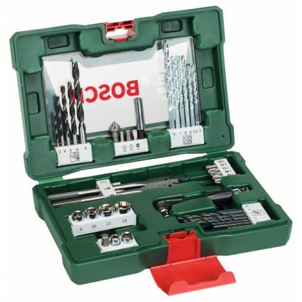 Bosch Sets - 41pc V-Line Drill & Screwdriver set with Angle driver -  2607017316