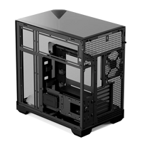 Aerocool APNX V2 Vision Black 3 glass panel case. X-Pand Flow design 4x ARGB Fan included - 360mm radiator  - (APCM-VI02143.11) Aerocool