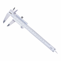 VERNIER CALIPER 150MM AUTO THUMB CLAMP 0.05MM ACC. 0.05MM GRAD. S/STEE