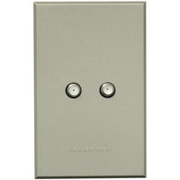 Major Tech Dual Satellite Socket TI (100mmx50mm) 3V132T