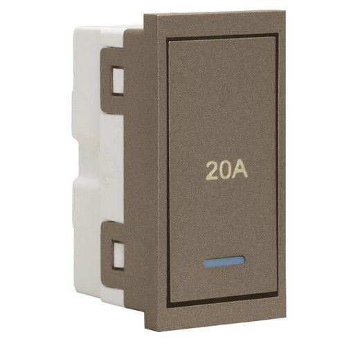Major Tech 20A Double Pole Switch Module (1 Mod) BZ 3VM121DBZ