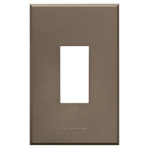 Major Tech Single Mod Cover Plate BZ (100mmx50mm) 3VMP11BZ