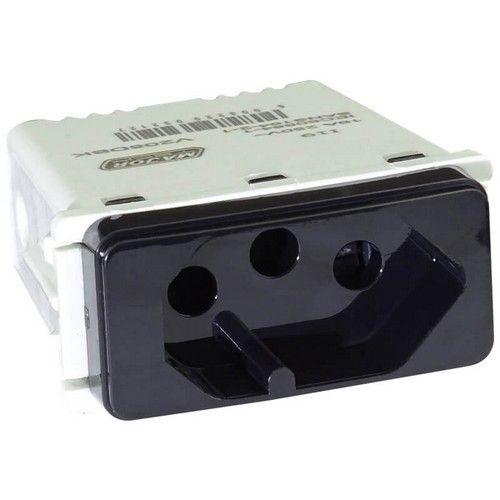 Major Tech 16A Partially Dedicated V-Slim Socket Module (1 Mod) BK 3VM208DBK