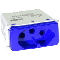 Major Tech 16A Partially Dedicated V-Slim Socket Module (1 Mod) BL 3VM208DBL