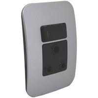 Major Tech VETi 1 - Single Switched Wall Socket - Complete | VG20BSV