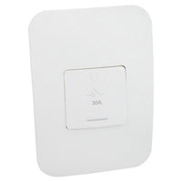 Major Tech 30A Double Pole Isolator WT/SV (100mmx50mm) VS131DPWSV