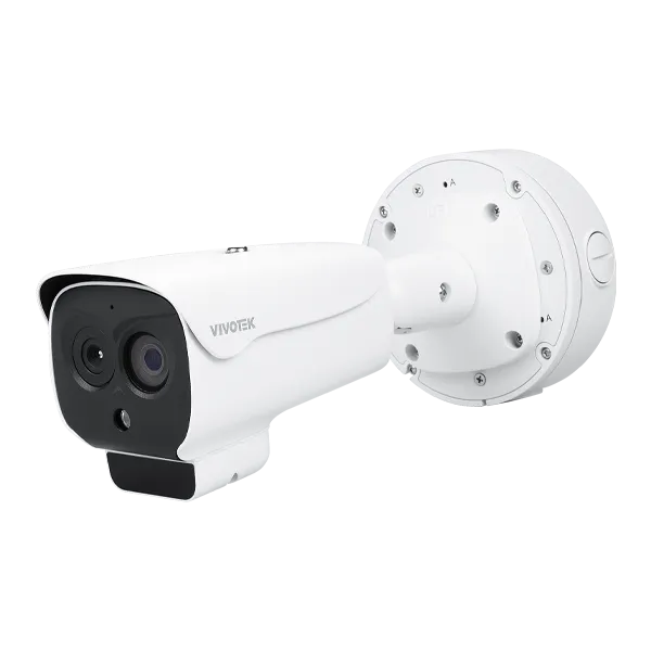 Indoor/Outdoor Thermal Camera Bi-spectrum Thermal with 256 x 192 thermal & 4MP; Human; Vehicle; Smoke; Flame Detection-VIVOTEK TB9333-E 7mm