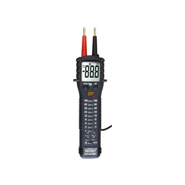 HellermannTyton : Volt Tester 1000V AC/DC Industrial - TBT69