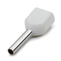 HellermannTyton Cord End Terminal, White, 0.5mm - Electrical Wire Connector