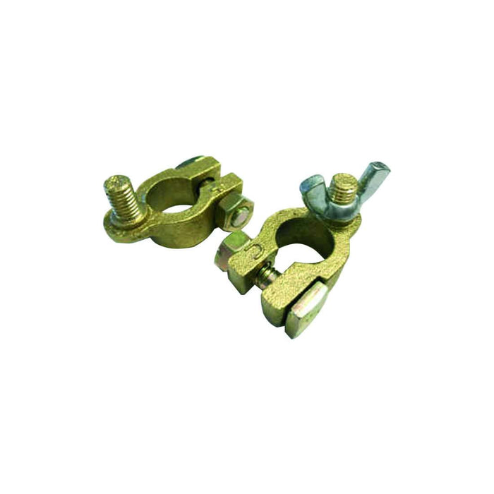HellermannTyton : Wingnut Clamp Anti Theft Brass Pos-Uni - (HTWNC8)
