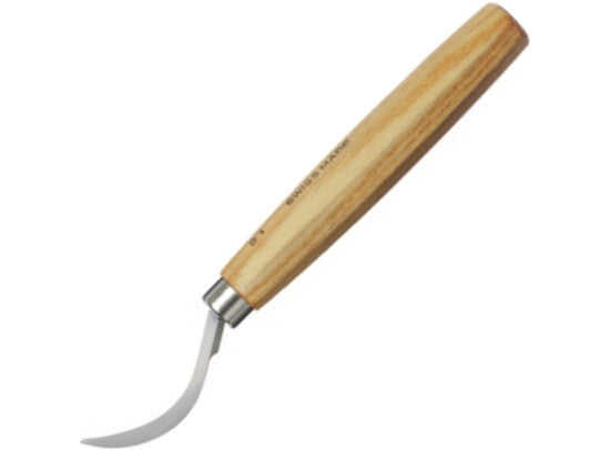 Spoon Knife Right Bevel - Wood Carving Tool, Curved Blade