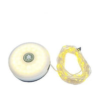 10m LED String  Warm White  & Colour Lights, 36 SMD Warm White Light, XTE LED 220 Lm, Retractable, Magnetic Type C USB Rechargeable, 2000mAH Powerbank, 110mm x 38mm