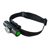 Headlamp LED 500lm, USB cable Rechargeable, Li-ion battery, Aluminium, Dimmer Function