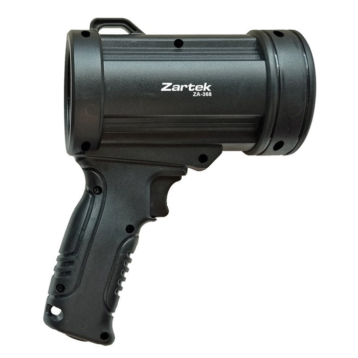 Bright Spotlight, LED T6, 800 Lumen, side COB worklight 300lm, USB type-C Rechargeable, Lightweight ABS, Solar Charging, Powerbank, Incl.USB charger cable ,           3 colour lenses: