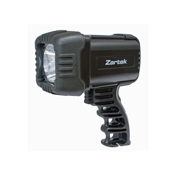 NEW USB VERSION Spotlight, LED, 500 Lumen, 10W, Rechargeable, mains & vehicle charger, Heavy Duty, Rubber Front
