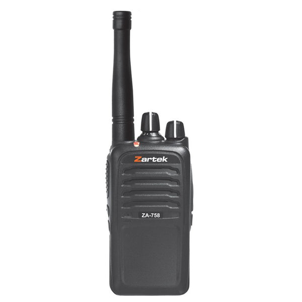 Zartek ZA-758 PMR UHF Handheld Transceiver with Direct Plug-in Charger Adaptor Two-Way Radio