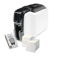 Printer ZC100; Single Sided; UK/EU Cords; USB Only; Windows:CardStudio 2.0 (Standard) application; 200 PVC cards; YMCKO ribbons-ZC11-0000Q00EM00